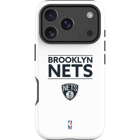 NBA Brooklyn Nets Standard - White iPhone 18 Pro Max Impact Case