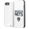 NBA Brooklyn Nets Standard - White iPhone 7 Folio Case