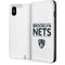 NBA Brooklyn Nets Standard - White iPhone 8 Folio Case
