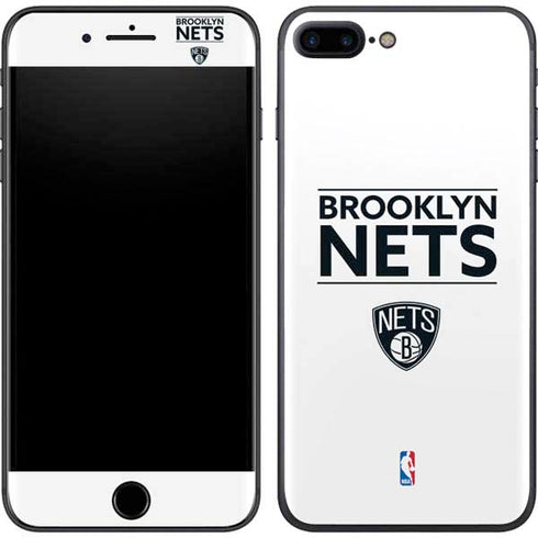 NBA Brooklyn Nets Standard - White iPhone 8 Plus Skin