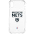 NBA Brooklyn Nets Standard - White iPhone XS Clear Case