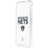 NBA Brooklyn Nets Standard - White iPhone XS Clear Case