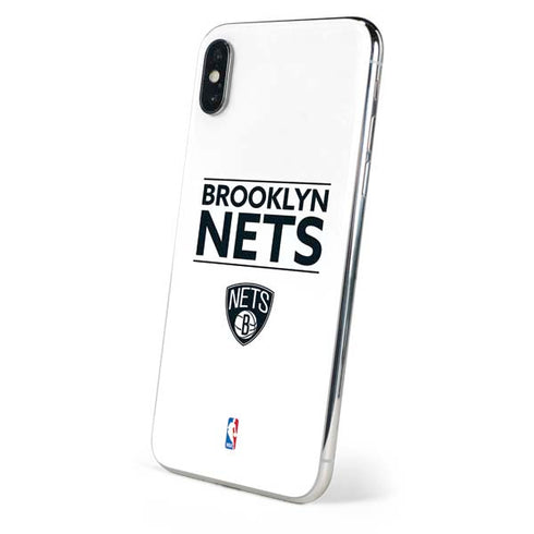 NBA Brooklyn Nets Standard - White iPhone XS Max Skin