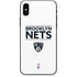 NBA Brooklyn Nets Standard - White iPhone XS Skin