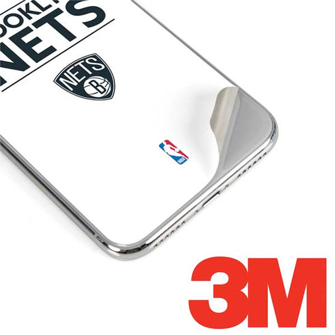 NBA Brooklyn Nets Standard - White iPhone XS Skin