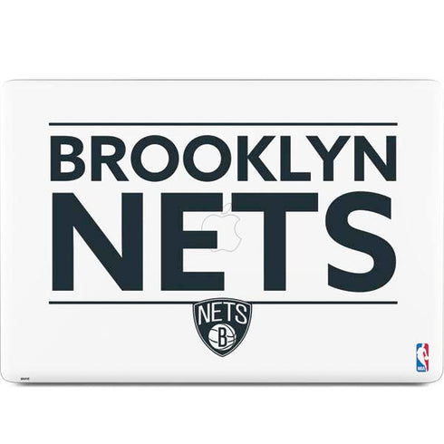 NBA Brooklyn Nets Standard - White MacBook Skins