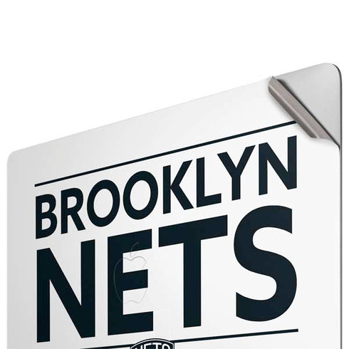 NBA Brooklyn Nets Standard - White Apple MacBook Pro 16-inch Skin