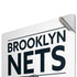 NBA Brooklyn Nets Standard - White Apple MacBook Pro 16-inch Skin