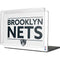 NBA Brooklyn Nets Standard - White MacBook Cases