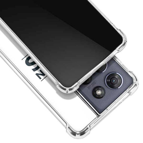 NBA Brooklyn Nets Standard - White Moto G 5G (2025) Clear Case