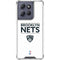 NBA Brooklyn Nets Standard - White Moto G Stylus 5G (2025) Clear Case