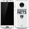 NBA Brooklyn Nets Standard - White Moto G6 Skin