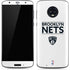 NBA Brooklyn Nets Standard - White Moto G6 Skin
