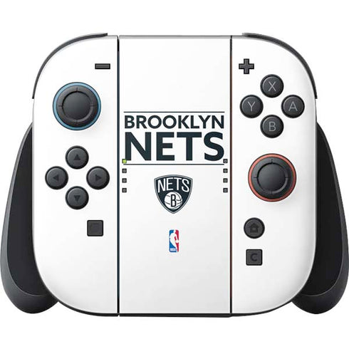 NBA Brooklyn Nets Standard - White Nintendo Skins