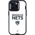 NBA Brooklyn Nets Standard - White Otterbox Defender iPhone Skin