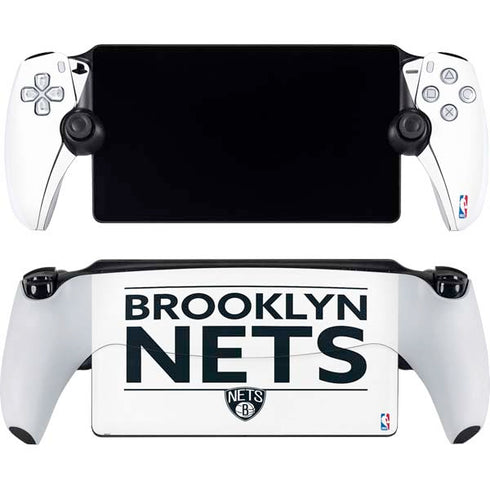 NBA Brooklyn Nets Standard - White PlayStation Portal Remote Player Skin