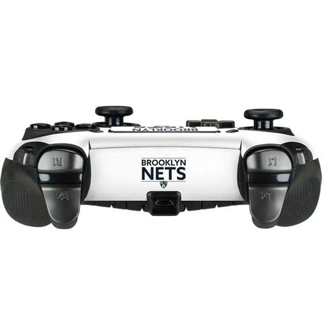 NBA Brooklyn Nets Standard - White PlayStation Scuf Vantage 2 Controller Skin