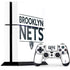 NBA Brooklyn Nets Standard - White PS4 Console and Controller Bundle Skin