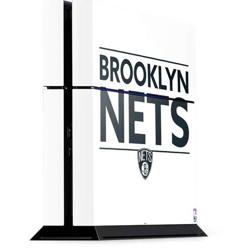 NBA Brooklyn Nets Standard - White PS4 Console Skin