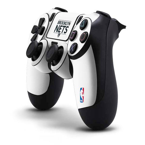 NBA Brooklyn Nets Standard - White PS4 Controller Skin