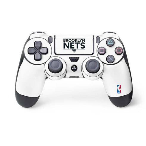 NBA Brooklyn Nets Standard - White PS4 Controller Skin