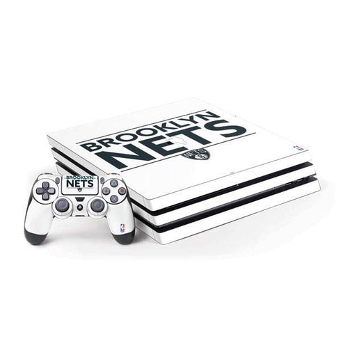 NBA Brooklyn Nets Standard - White PS4 Pro Bundle Skin