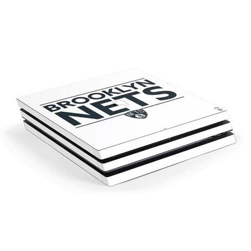 NBA Brooklyn Nets Standard - White PlayStation PS4 Skins