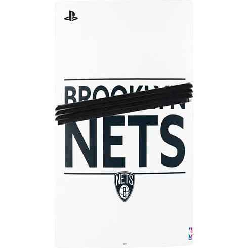 NBA Brooklyn Nets Standard - White PS5 Pro Bundle Skin