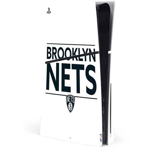 NBA Brooklyn Nets Standard - White PlayStation PS5 Skins