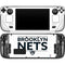 NBA Brooklyn Nets Standard - White Steam Deck Handheld Gaming Computer OLED Skin