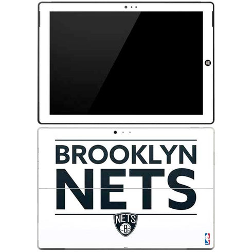 NBA Brooklyn Nets Standard - White Surface Pro 3 Skin