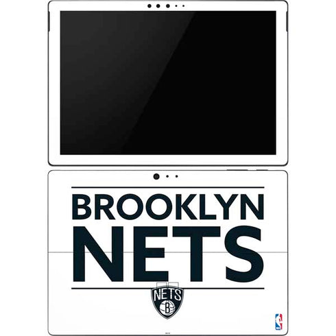 NBA Brooklyn Nets Standard - White Surface Pro 6 Skin