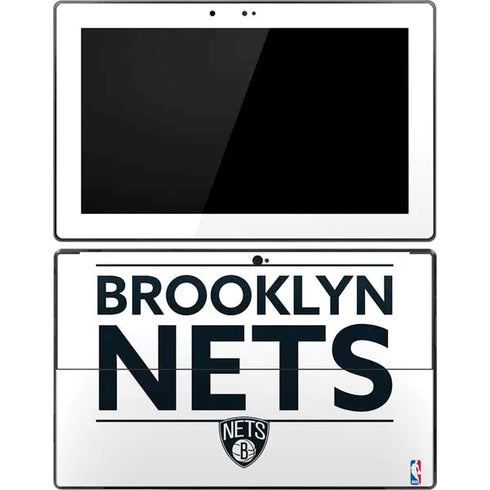 NBA Brooklyn Nets Standard - White Surface Pro Tablet Skin