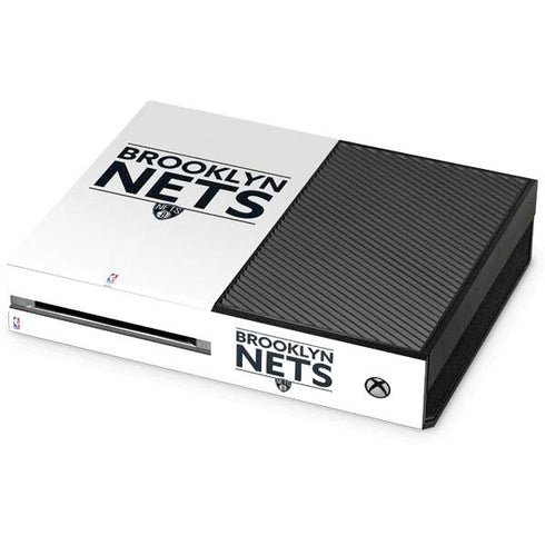NBA Brooklyn Nets Standard - White Xbox One Console Skin