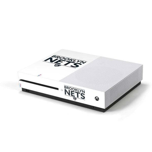 NBA Brooklyn Nets Standard - White Xbox One S Console Skin