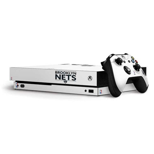 NBA Brooklyn Nets Standard - White Xbox One X Bundle Skin