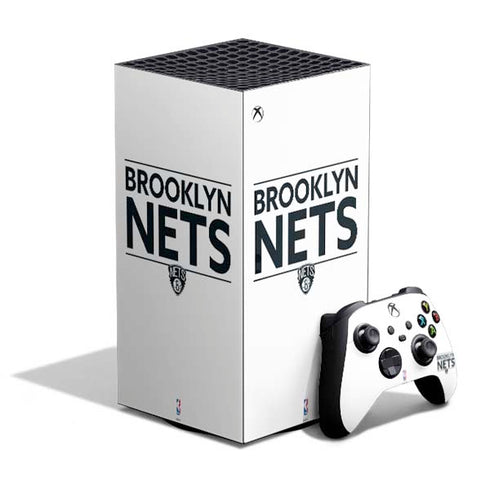 NBA Brooklyn Nets Standard - White XBox Series X Digital Edition Bundle Skin