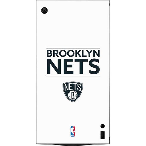 NBA Brooklyn Nets Standard - White XBox Series X Digital Edition Console Skin