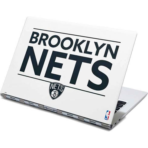 NBA Brooklyn Nets Standard - White Yoga 910 2-in-1 14in Touch-Screen Skin