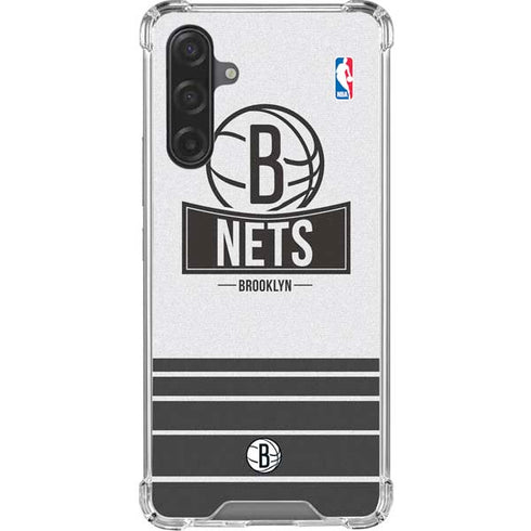 NBA Brooklyn Nets Static Galaxy A17 Clear Case