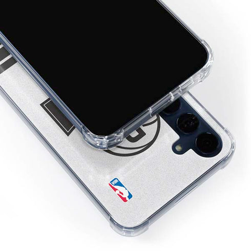 NBA Brooklyn Nets Static Galaxy A35 5G Clear Case