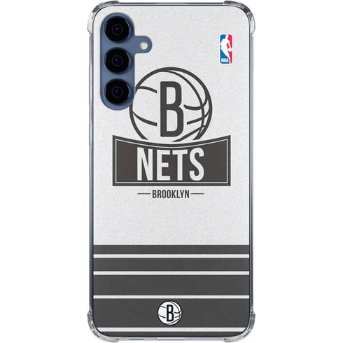 NBA Brooklyn Nets Static Galaxy A55 5G Clear Case