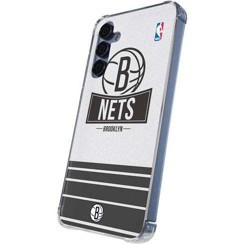 NBA Brooklyn Nets Static Galaxy A55 5G Clear Case