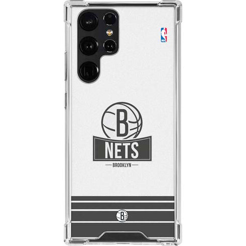 NBA Brooklyn Nets Static Galaxy S23 Ultra Clear Case