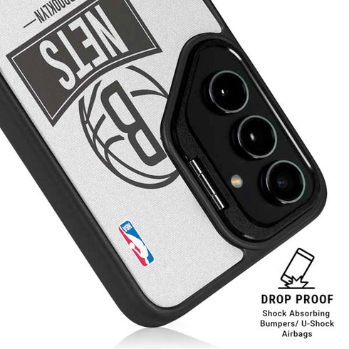 NBA Brooklyn Nets Static Galaxy S25 Ultra Kickstand Case