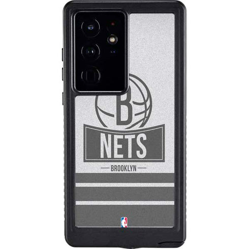 NBA Brooklyn Nets Static Galaxy S24 Ultra Waterproof Case