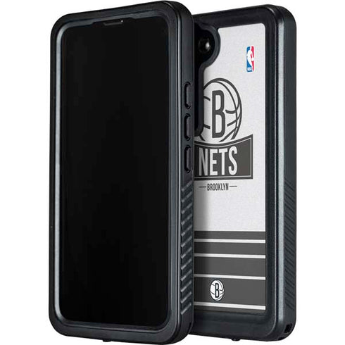 NBA Brooklyn Nets Static Galaxy S24 Waterproof Case