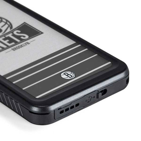 NBA Brooklyn Nets Static Galaxy S24 Waterproof Case
