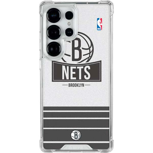 NBA Brooklyn Nets Static Galaxy S25 Ultra Clear Case