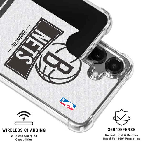 NBA Brooklyn Nets Static Galaxy S26 Clear Case